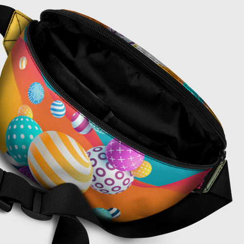 Поясная сумка 3D с принтом Мячики, фото #6