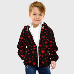 Детская куртка 3D Красные сердца - фото 2
