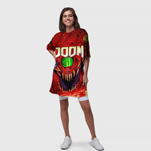 Платье-футболка 3D Doom Eternal, цвет 3D печать - фото 5