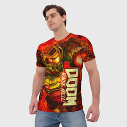Мужская футболка 3D Doom Eternal - фото 2