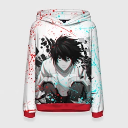 Женская толстовка 3D Брызги красок Рюга Хидэки