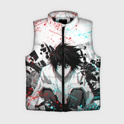 Женский жилет утепленный 3D Брызги красок Рюга Хидэки