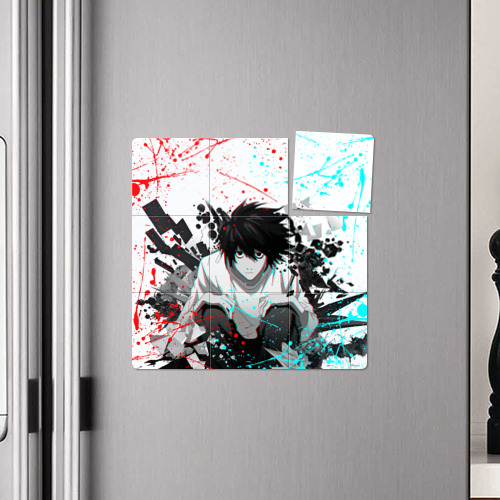 Магнитный плакат 3Х3 Брызги красок Рюга Хидэки - фото 4
