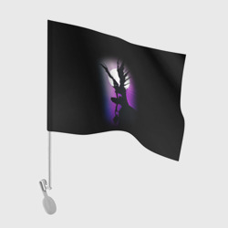 Флаг для автомобиля Силуэт в ночи Рюк