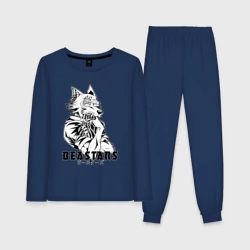 Женская пижама с лонгсливом хлопок Beastars legocy Легоши