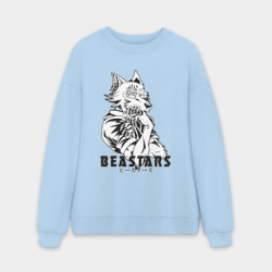 Мужской свитшот oversize без начеса хлопок Beastars legocy Легоши