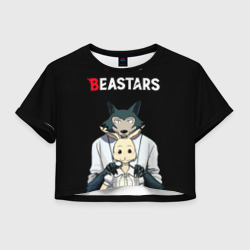 Женская футболка Crop-top 3D Beastars Выдающиеся звери