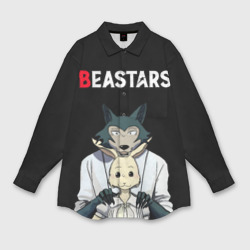 Мужская рубашка oversize 3D Beastars Выдающиеся звери