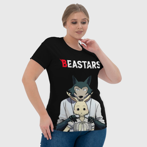Женская футболка 3D Beastars Выдающиеся звери - фото 6