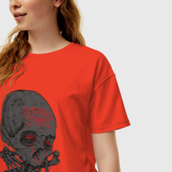 Женская футболка хлопок Oversize Cannibal Corpse | Труп Каннибала (Z) - фото 2