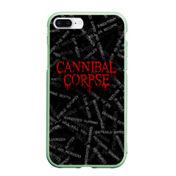 Чехол для iPhone 7Plus/8 Plus матовый Cannibal Corpse Songs