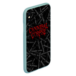 Чехол для iPhone XS Max матовый Cannibal Corpse Songs - фото 2