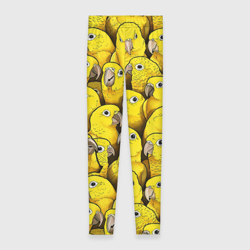 Леггинсы 3D Попугаи