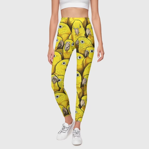 Леггинсы 3D Попугаи - фото 3