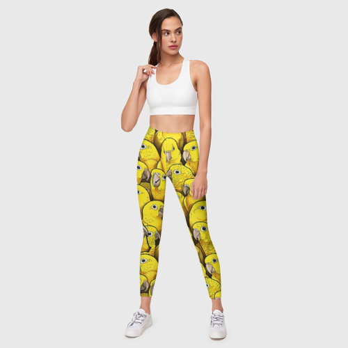 Леггинсы 3D Попугаи - фото 5