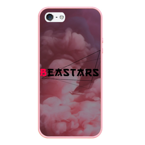 Чехол для iPhone 5/5S матовый Beastars | Выдающиеся звери | Логотип Лого, цвет баблгам