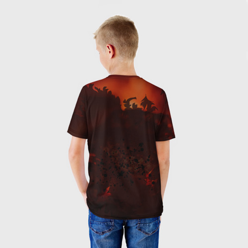 Детская футболка 3D Танк ИС-7 Tanks Огонь, цвет 3D печать - фото 4