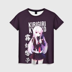 Женская футболка 3D Kyoko Kirigiri Кёко Киригири