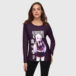 Женский лонгслив 3D Kyoko Kirigiri Кёко Киригири - фото 2