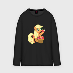 Мужской лонгслив oversize хлопок Applejack