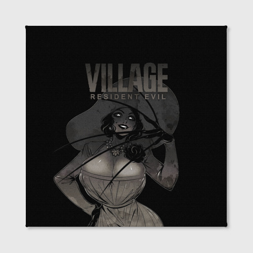 Холст квадратный Village Resident evil, цвет 3D печать - фото 2