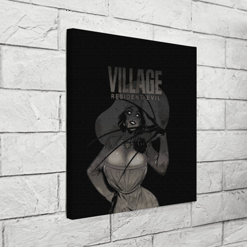 Холст квадратный Village Resident evil, цвет 3D печать - фото 3
