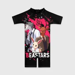 Детский купальный костюм 3D Beastars Легоши, Луи и Хару