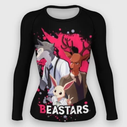 Женский рашгард 3D Beastars Легоши, Луи и Хару