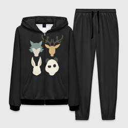 Мужской костюм 3D Выдающиеся звери - минимализм головы