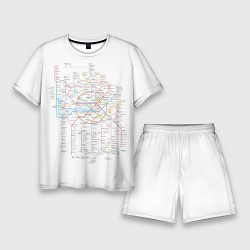 Мужской Костюм С Шортами 3D Схема Метро, МЦК, МЦД 2021 - Купить По.