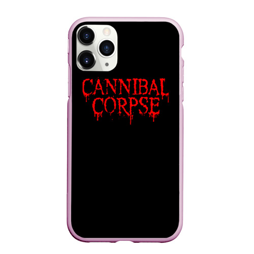 Чехол для iPhone 11 Pro матовый Cannibal Corpse, цвет розовый