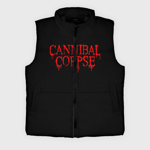 Мужской жилет утепленный 3D Cannibal Corpse, цвет черный