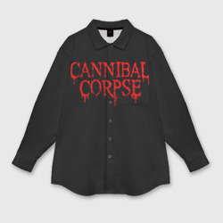 Женская рубашка oversize 3D Cannibal Corpse
