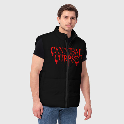 Мужской жилет утепленный 3D Cannibal Corpse, цвет черный - фото 3