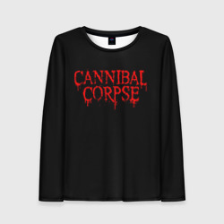 Женский лонгслив 3D Cannibal Corpse