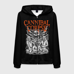 Мужская толстовка 3D на молнии Cannibal Corpse