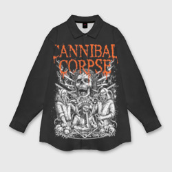 Мужская рубашка oversize 3D Cannibal Corpse