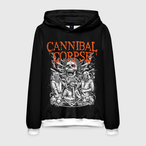 Мужская толстовка 3D Cannibal Corpse, цвет белый