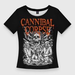 Женская футболка 3D Slim Cannibal Corpse