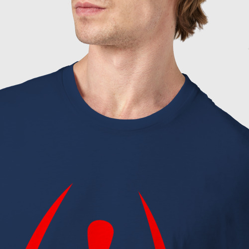 Мужская футболка хлопок ИТАДОРИ ТАТУ JUJUTSU KAISEN, цвет темно-синий - фото 6