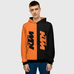 Мужская толстовка 3D KTM КТМ - фото 2