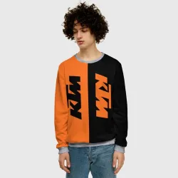 Мужской свитшот 3D KTM КТМ - фото 2