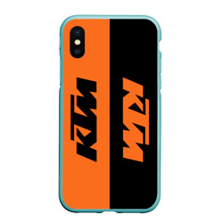 Чехол для iPhone XS Max матовый KTM КТМ