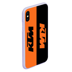 Чехол для iPhone XS Max матовый KTM КТМ - фото 2