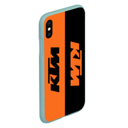 Чехол для iPhone XS Max матовый KTM КТМ - фото 2