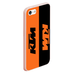 Чехол для iPhone 5/5S матовый KTM КТМ - фото 2