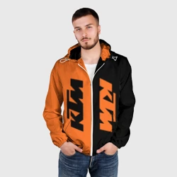Мужская ветровка 3D KTM КТМ - фото 2