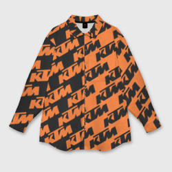 Мужская рубашка oversize 3D KTM КТМ