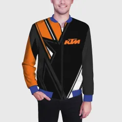 Мужской бомбер 3D KTM КТМ - фото 2