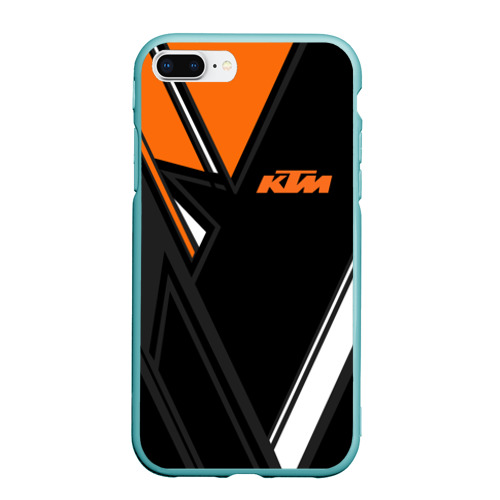 Чехол для iPhone 7Plus/8 Plus матовый KTM КТМ, цвет мятный